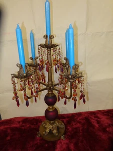 Vintage Brass Candelabra - Picture 1 of 10