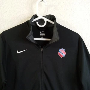 AAU USA Nike Giacca Uomo Full Zip Small Nero Poliestere - Foto 1 di 12