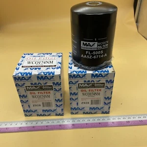 Z928 (2 Pack) OIL FILTER fits FORD FG Mustang WC0174NM MO-500 NOS MAX Nippon - Picture 1 of 4