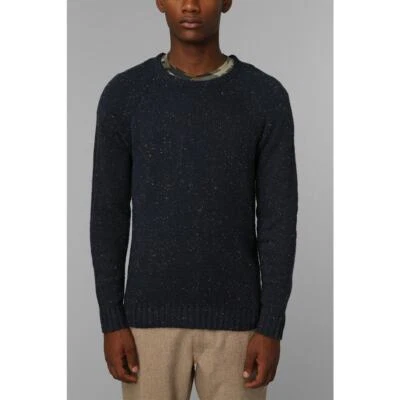 Suéter O'Hanlon Mills Talla XS Azul Marino Mancha Minimalista Acogedor Unisex Heritage Foto 1 de 4