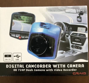 Digital Camcorder W Camera HD 720p Dash Camera w/Video Recorder NIB Craig - Picture 1 of 2