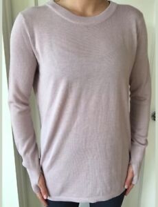 Lululemon Size 4 Bring It Backbend Sweater Pink POIK Vented Cashmere Cozy Soft