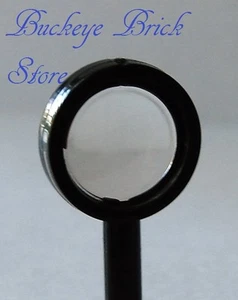 NEW Lego Minifig BLACK MAGNIFYING GLASS - Minifigure Police Detective Spy - Picture 1 of 2