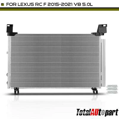 AC A/C Condenser for Lexus RC F 2015 2016 2017 2018 2019 2020-2021 Parallel Flow - Imagem 1 de 4
