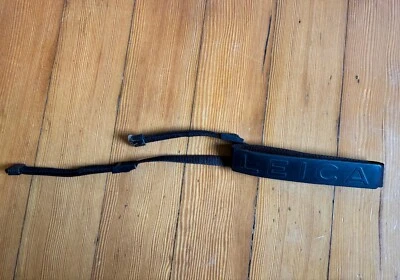 Leica Rubber Black Camera Neck Strap Never Used - Image 1 of 4