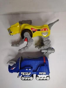 Power Rangers 2015 Imaginext Mattel Sabretooth Yellow Plus Triceratops - Imagen 1 de 9
