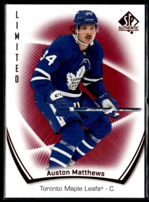 2021-22 SP Authentic limited red Auston Matthews #88 - Image 1 of 2