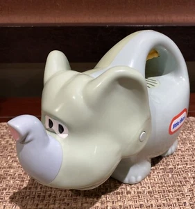 Vtg Little Tikes Glow n' Speak Animal Flashlight Green Elephant Works - Picture 1 of 9