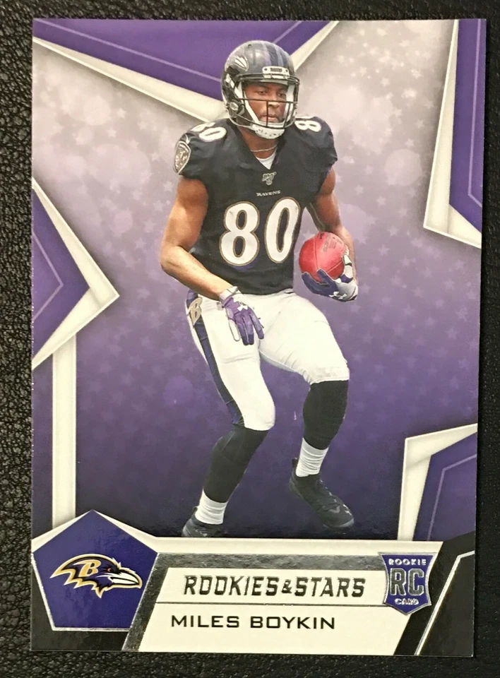 Miles Boykin 2019 Panini Rookies & Stars Rookie #112 Baltimore Ravens Football - Image 1 of 1