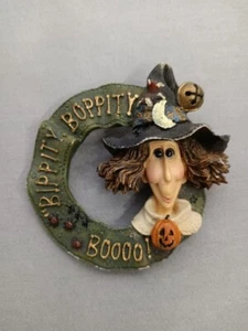 Vintage Halloween Witch Bippity Boppity Boo Pin Brooch Boyds Bear - Picture 1 of 2