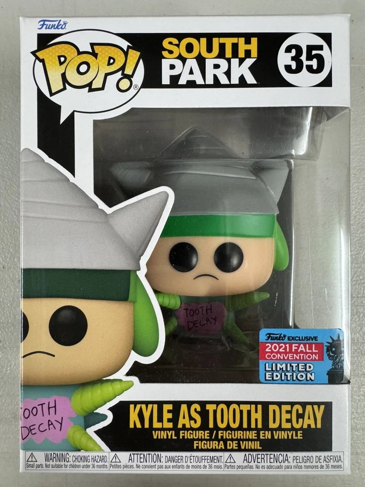 Kyle as Tooth Decay 35 ~ South Park ~ Vinilo Funko Pop ~ Edición Limitada Otoño Con 2021 Foto 1 de 4