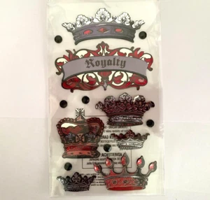 Autocollants Couronnes roi reine monarchie marque Sticko scrapbooking stickers - Imagen 1 de 6