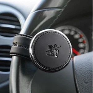 Car Power Knob Black Suit Leather Power Handle - Matte Black - Imagen 1 de 8