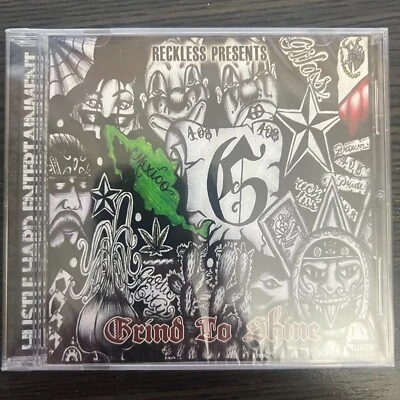 Reckless Presents Grind to Shine San Jose Norteno Rap CD Big Rhino Zak-1 Oso - Image 1 of 2