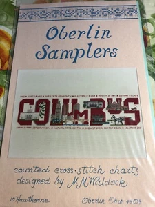 Oberlin Sampler "Columbus" Kreuzstichkarte 1989 - Bild 1 von 1