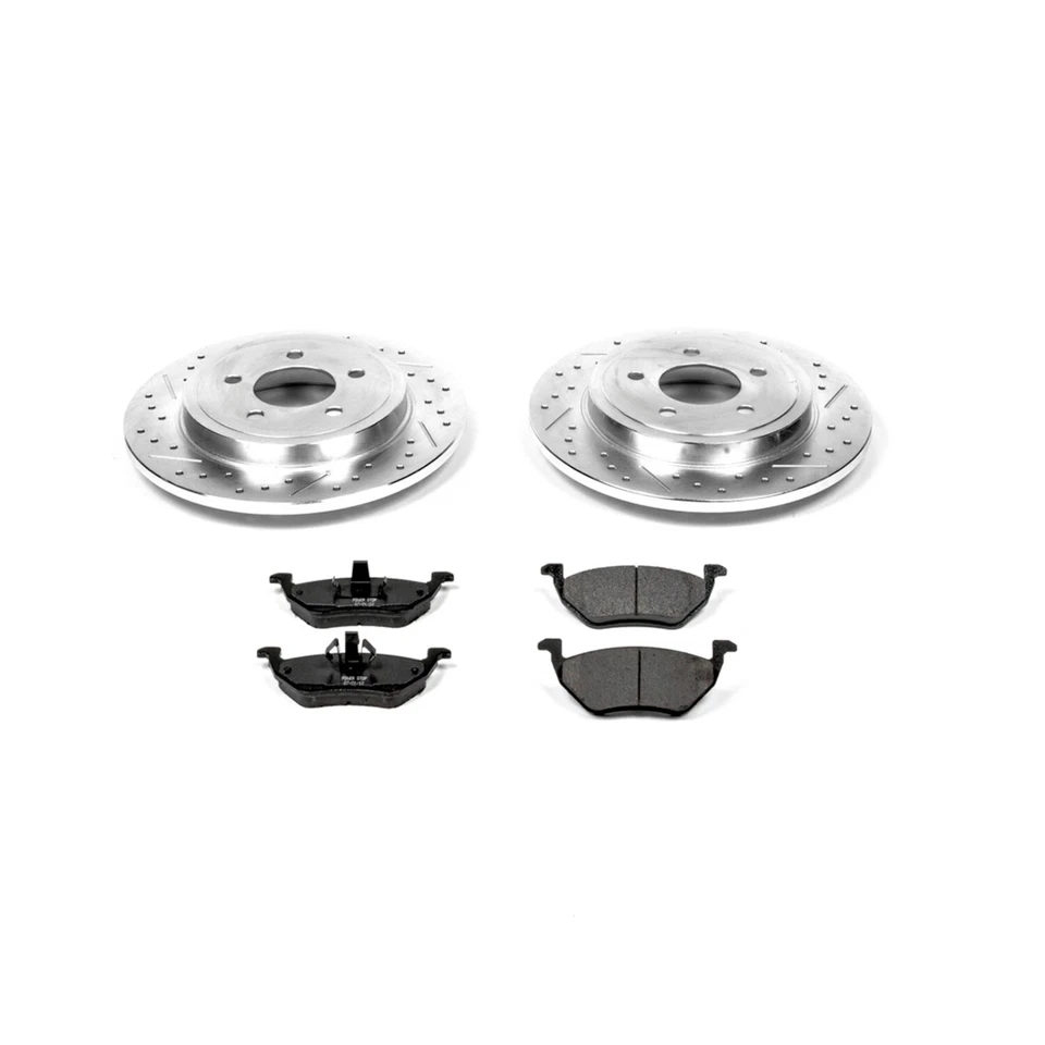 PowerStop Disc Brake Kit - Rear - Fits Ford Escape 2005-2008, Mazda Tribute 2005 - Изображение 1 из 4