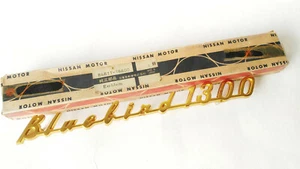 Genuine Datsun Nissan Bluebird 1300 Badges Emblem Made in JAPAN 84811-16600 - Bild 1 von 5