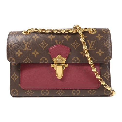 LOUIS VUITTON（LV） Borsa a tracolla Louis Vuitton LV GHW Victoire catena AH0197 monogramma marrone
