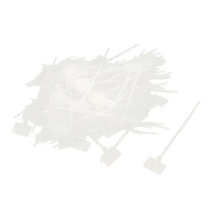 100 Stück HCT-110 Nylon Kabelbinder Pappanhänger Anhängeschilder - Bild 1 von 2