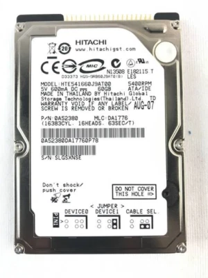 Hitachi 0A52380 Hard Drive - Image 1 of 2