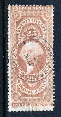 Bigjake: R50c, 25 cent Warehouse Receipt, 1st issue Revenue - Image 1 of 2