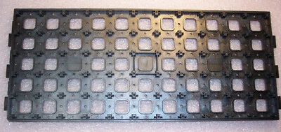 LOT OF (3) PQFP-100 INTEGRATED CIRCUIT TRAYS (5x11) 21001-20 3M - Image 1 of 3