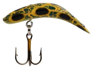 Yakima Bait Flatfish F-3 High Action Plug, 1 1/4-Inch, Frog - Picture 1 of 1