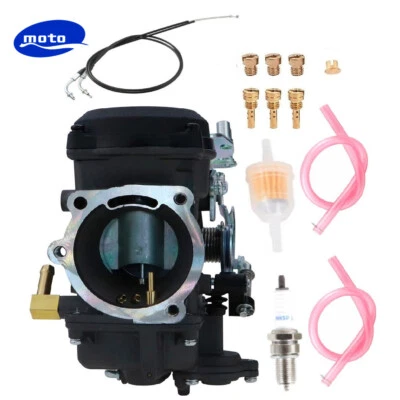 For Harley Davidson Sportster XL883 1200 CV40 Carburetor & 110cm Throttle Cable  - Image 1 of 4