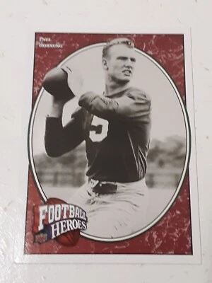 Paul Hornung Green Bay Packers 2008 Upper Deck Football Heroes Card #223 - Image 1 of 2