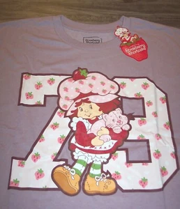 Vintage Style PURPLE STRAWBERRY SHORTCAKE 1979 T-Shirt MENS MEDIUM NEW  w/ TAG - Picture 1 of 4