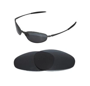 NEW POLARIZED BLACK REPLACEMENT LENS FOR OAKLEY A-WIRE SUNGLASSES - Picture 1 of 4