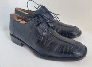 Belvedere Studio Handmade Genuine Ostrich dress shoes Mens 9.5 A
