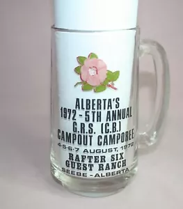VTG.1972 5TH C.R.S. C.B. RADIO CLUB CAMPOUT CAMPOREE DRINKING MUG SEEBE ALT. - Picture 1 of 4