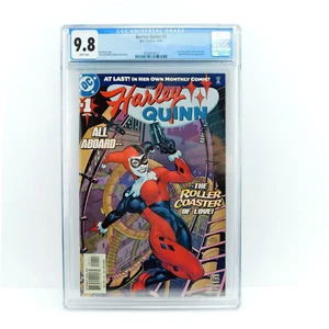 HARLEY QUINN #1 CGC 9.8 Terry Dodson 2000 1st SOLO Title - Picture 1 of 2