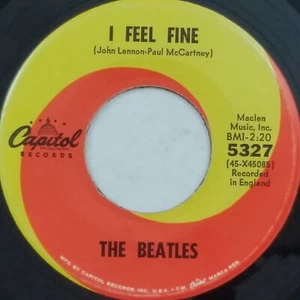 BEATLES I Feel Fine / She's A Woman 5327 7" 45rpm Vinyl VG 1964 - Picture 1 of 2