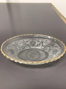 Kristallschale mit Goldrand - Bild 1 von 5