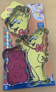 ZENKER MEETS HARIBO - SET OF 3 GOLD BEAR COOKIE CUTTERS - NEW IN BOX BIRTHDAY - Picture 1 of 12