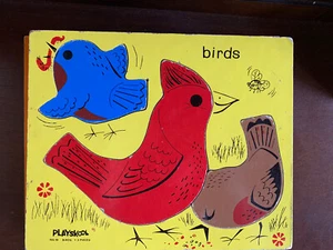 Vintage Spielschulpuzzle - Bild 1 von 7