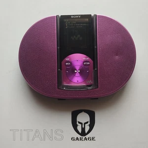 Sony Walkman NW-S744 violeta con altavoz estéreo de Japón solo idioma japonés - Imagen 1 de 10
