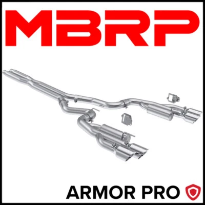 MBRP Armor Pro 3" Cat-Back Exhaust System Kit 2024-2025 Ford Mustang GT 5.0L - Image 1 of 2