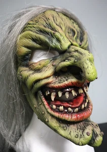 Old Sorceress Marie Laveau- Zagone Studios "Speaking of Witch" Handmade Mask - Picture 1 of 12