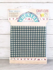 DAISY KINGDOM - HANDWERK SCHNITTE #C26021 T/F KARIERT TEE/WALD 45" x 30" Neu - Bild 1 von 2