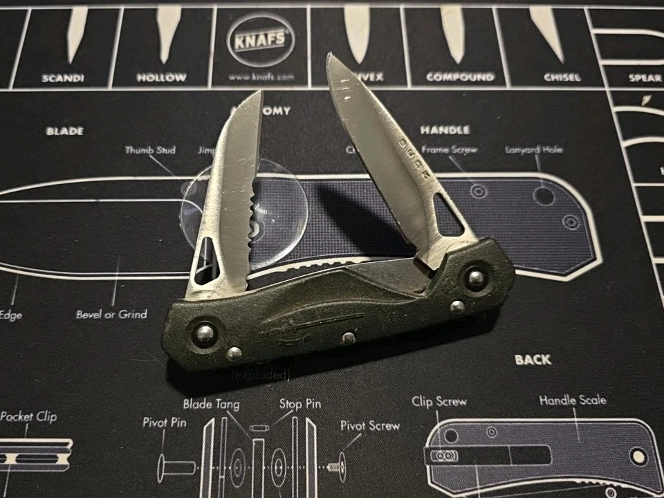 Raro Buck Sekiden 275 Ecco 3.0 Hecho en Japón Carpeta de 2 hojas Foto 1 de 4