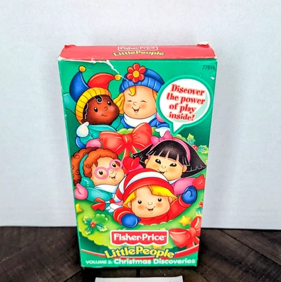 Fisher Price Little People: Volume 2: Christmas Discoveries (VHS) - Image 1 of 3