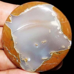 Best Priday Ranch Jasper Stone Cabochone ct 172.40 size 52X53X7MM Fancy polish - Picture 1 of 8