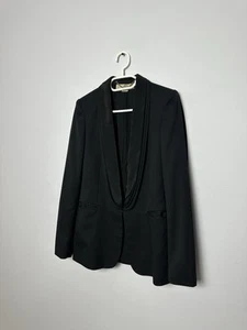 Stella Mccartney Blazer Women’s Size 38 Black - Picture 1 of 23