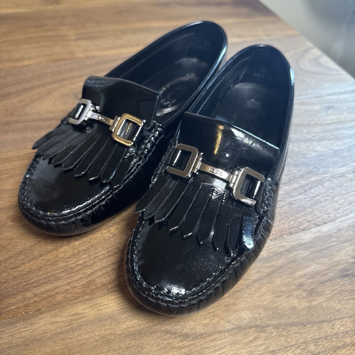 Tod's Fringe Black Flats for Women for sale | eBay Tod's Fringe Black Flats for Women for sale | eBay