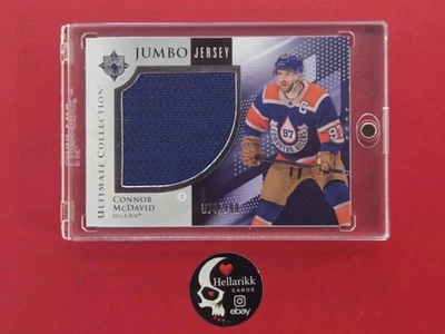 Camiseta deportiva Connor Mcdavid Ultimate Jumbo 2024-25/parche 199 #39 Edmonton cubierta superior Foto 1 de 2