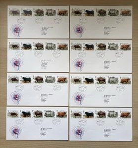 Royal Mail First Day Covers 1984 Cattle FDC’s x8 - Picture 1 of 6