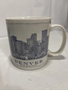 Starbucks Denver Architecture Series 18 Oz Coffee Mug 2007 Mile High - Picture 1 of 6